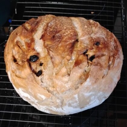 Specialty Sourdough baked by Sabrina Buckner the owner of 7 Loaves in Lexington, North Carolina February 2026